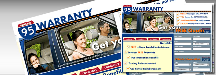 Generic auto warranty campaign.